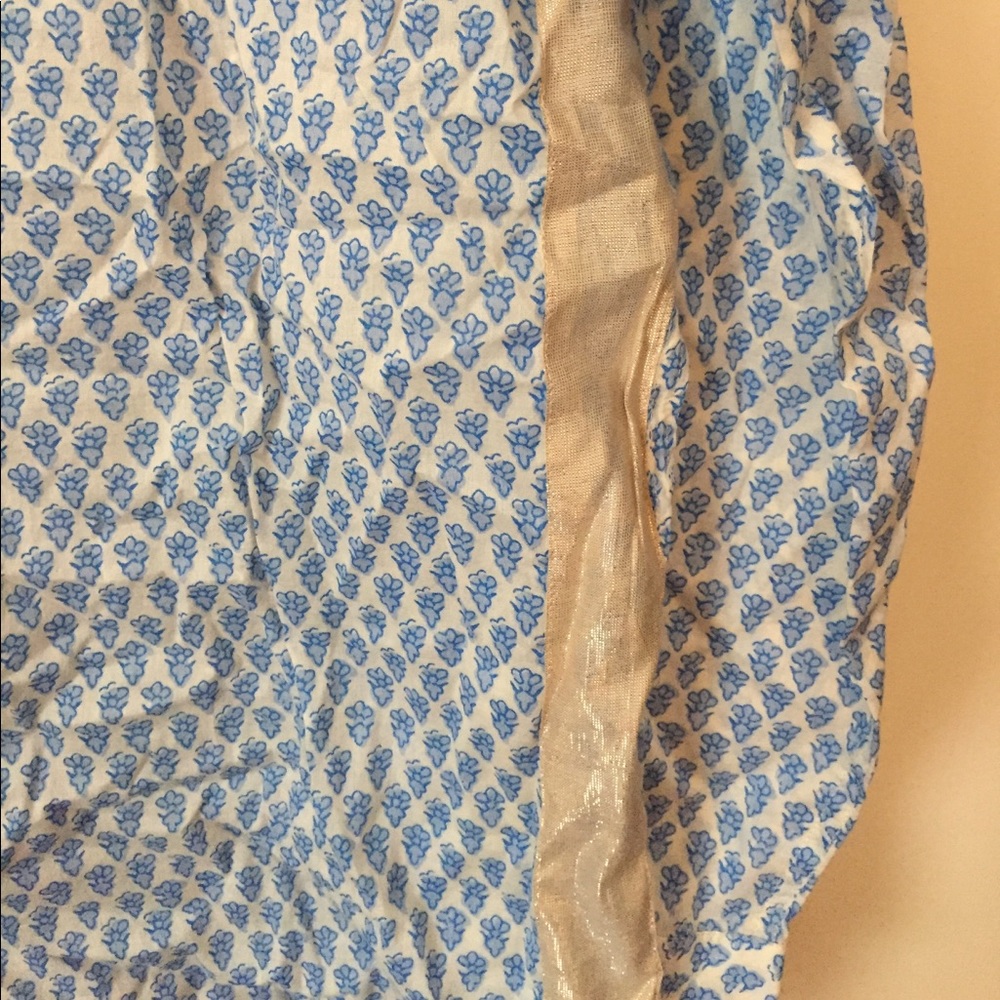 J.Crew tunic, size 8. Blue, white and gold - Picture 3 of 3